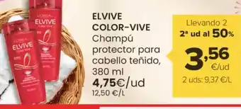 Autoservicios Familia ELVIVE COLOR-VIVE Champú protector para cabello teñido oferta