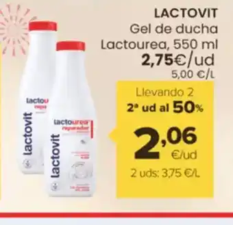 Autoservicios Familia LACTOVIT Gel de ducha Lactourea oferta