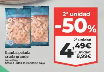 La Sirena Gamba pelada cruda grande oferta