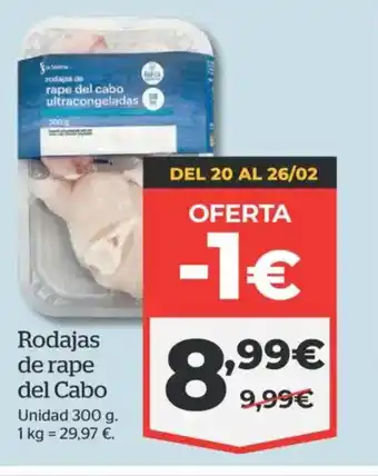 La Sirena Rodajas de rape del Cabo oferta