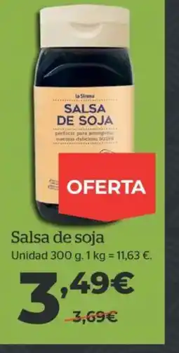 La Sirena Salsa de soja oferta