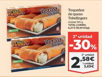 La Sirena Tequeños de queso Tekefingers oferta