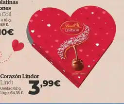 La Sirena Corazón Lindor oferta