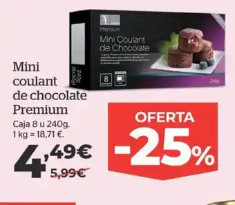 La Sirena Mini coulant de chocolate Premium oferta