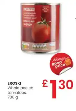 Eroski EROSKI Whole peeled tomatoes oferta