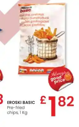 Eroski EROSKI BASIC Pre-fried chips oferta