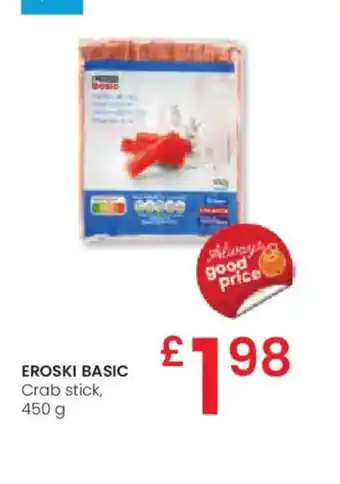 Eroski EROSKI BASIC Crab stick oferta