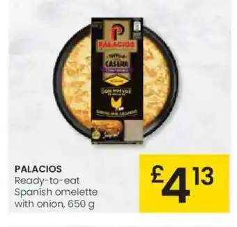 Eroski PALACIOS Ready-to-eat Spanish omelette with onion oferta