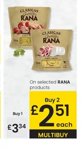 Eroski RANA On selected products oferta