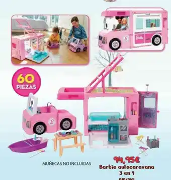Jugueterías Nikki Barbie Autocaravana 3 En 1 oferta