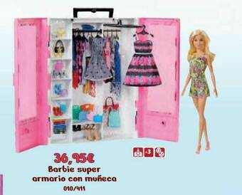 Jugueterías Nikki Barbie Super Armario Con Muñeca oferta