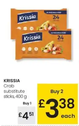 Eroski KRISSIA Crab substitute sticks oferta