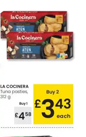 Eroski LA COCINERA Tuna pasties oferta