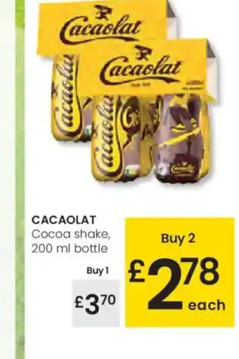 Eroski CACAOLAT Cocoa shake oferta