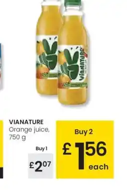 Eroski VIANATURE Orange juice oferta