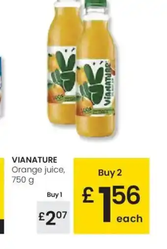 Eroski VIANATURE Orange juice oferta