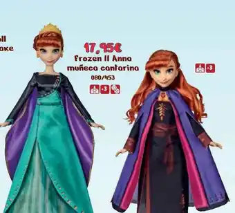 Jugueterías Nikki Frozen Ii Anna Muñeca Cantarina oferta