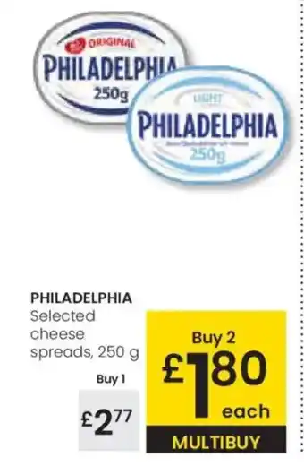 Eroski PHILADELPHIA Selected cheese spreads oferta