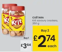 Eroski CUÉTARA Krit savoury crackers oferta