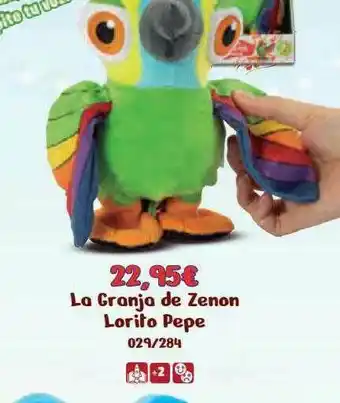 Jugueterías Nikki La Granja De Zenon Lorito Pepe oferta