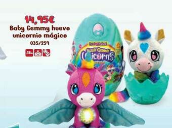 Jugueterías Nikki Baby Gemmy Huevo Unicornio Mágico oferta