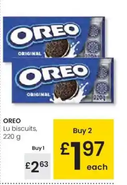 Eroski OREO Lu biscuits oferta