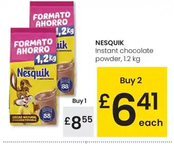 Eroski NESQUIK Instant chocolate powder oferta