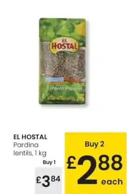 Eroski EL HOSTAL Pardina lentils oferta