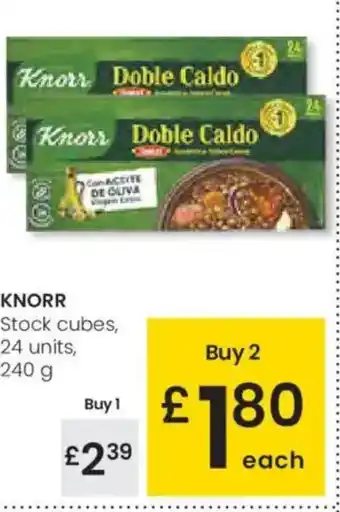 Eroski KNORR Stock cubes oferta