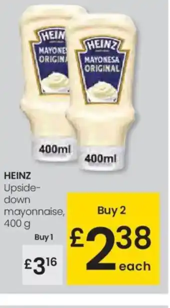 Eroski HEINZ Upside- down mayonnaise oferta