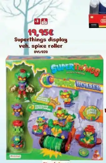 Jugueterías Nikki Superthings Display Veh. Spike Roller oferta