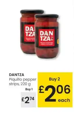 Eroski DANTZA Piquillo pepper strips oferta