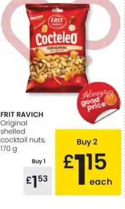 Eroski FRIT RAVICH Original shelled cocktail nuts oferta