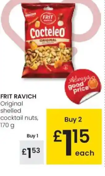 Eroski FRIT RAVICH Original shelled cocktail nuts oferta