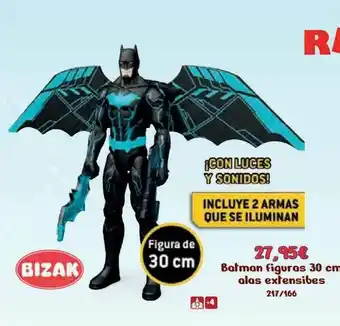 Jugueterías Nikki Batman Figuras 30 Cm Alas Extensibes Bizak oferta