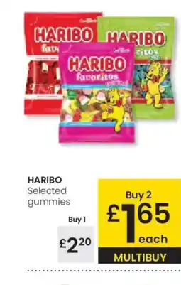 Eroski HARIBO Selected gummies oferta