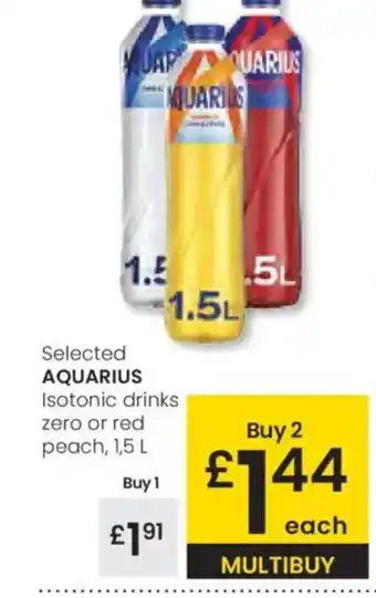 Eroski AQUARIUS Selected Isotonic drinks oferta