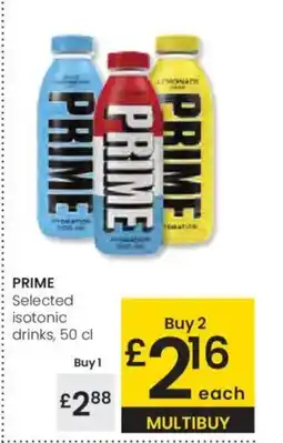 Eroski PRIME Selected isotonic drinks oferta