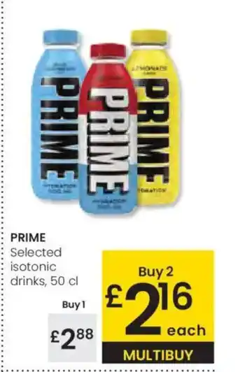 Eroski PRIME Selected isotonic drinks oferta