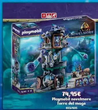 Jugueterías Nikki Playmobil Novelmore Torre Del Mago oferta