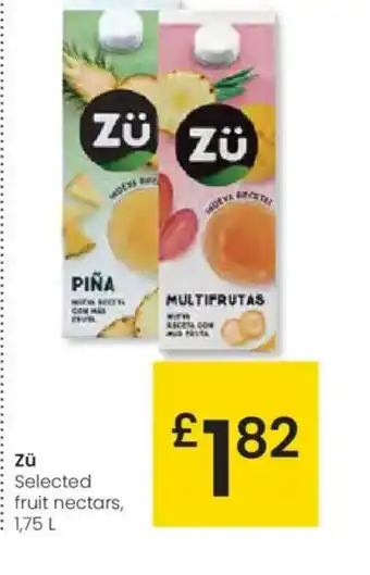 Eroski ZÜ Selected fruit nectars oferta