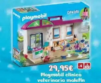 Jugueterías Nikki Playmobil Clínica Veterinaria Maletín oferta