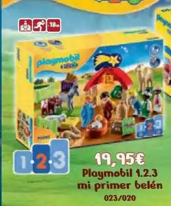 Jugueterías Nikki Playmobil 1.2.3 Mi Primer Belén oferta