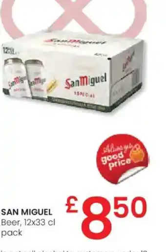 Eroski SAN MIGUEL Beer oferta