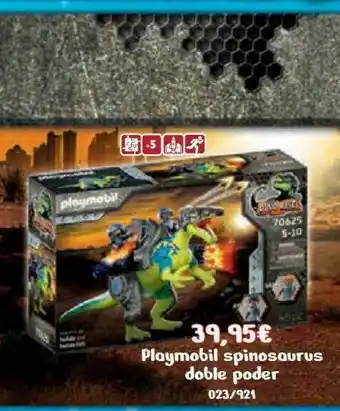 Jugueterías Nikki Playmobil Spinosaurus Doble Poder oferta