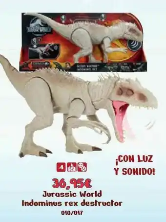 Jugueterías Nikki Jurassic World Indominus Rex Destructor oferta