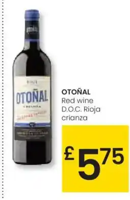 Eroski OTOÑAL Red wine D.O.C. Rioja crianza oferta