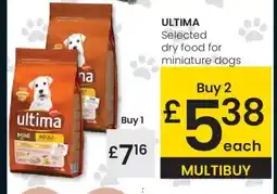 Eroski ULTIMA Selected dry food for miniature dogs oferta