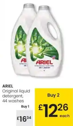 Eroski ARIEL Original liquid detergent, 44 washes oferta