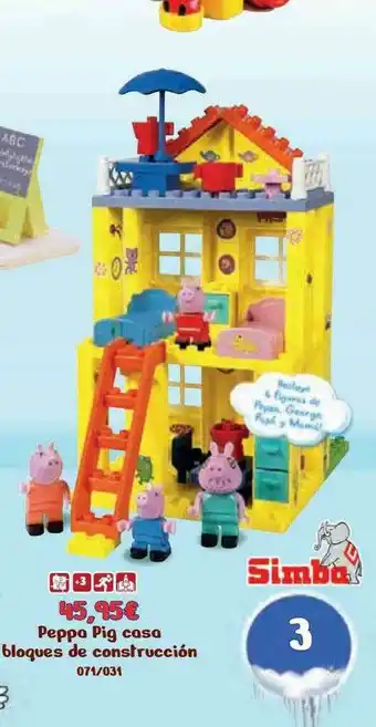 Jugueterías Nikki Peppa Pig Casa Bloques De Construcción oferta